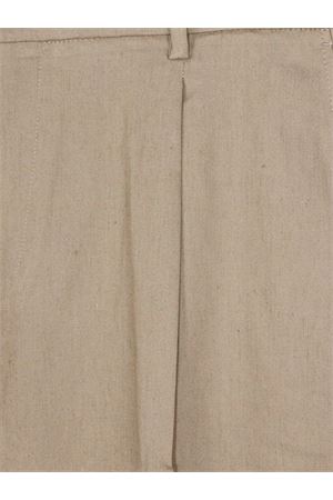 Pantalone in lino e cotone color fango BE ABLE | RICCARDOCCREGLAQFANGO